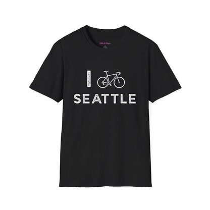I (Road) Bike Seattle // Unisex Softstyle T-Shirt
