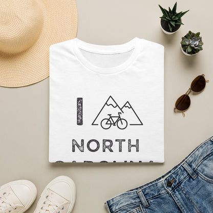 I (Mountain) Bike North Carolina // Unisex Softstyle T-Shirt