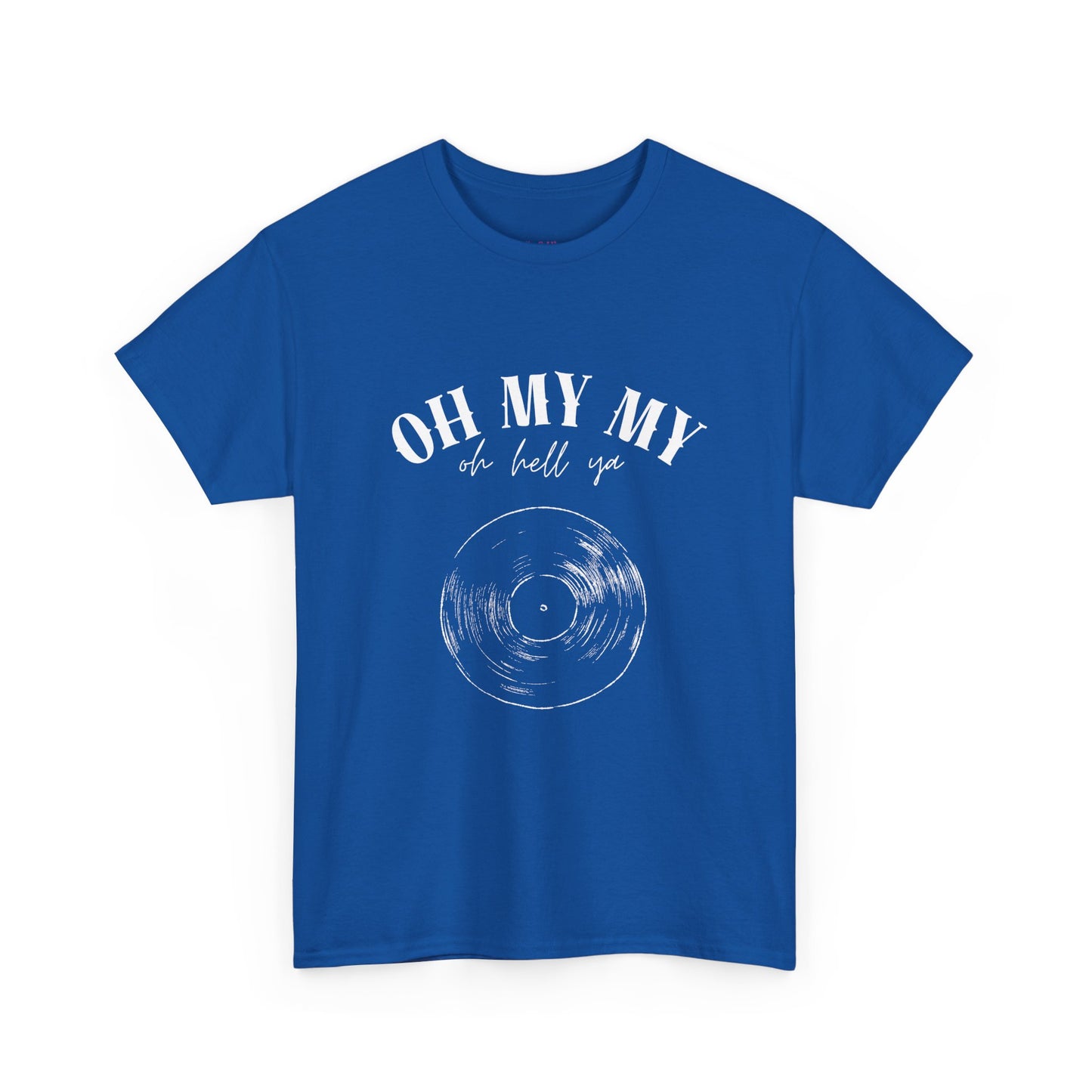 Oh My My Vintage Vinyl Graphic // Unisex Heavy Cotton Tee - Perfect for Music Lovers