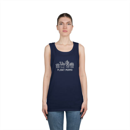 Plant Mama // Unisex Heavy Cotton Tank Top - Perfect for Garden Lovers