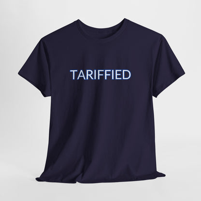 Tarrified // Unisex Heavy Cotton Tee - Scary Economy Statement Shirt