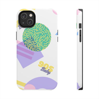 Pastel 90s Baby and Shapes // iPhone Case