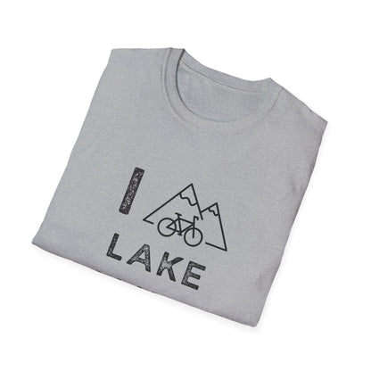 I (Mountain) Bike Lake Tahoe // Unisex Softstyle T-Shirt
