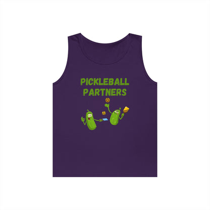 Pickleball Partners 1 // Unisex Heavy Cotton Tank Top