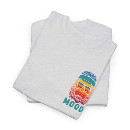 Bigfoot Mood - Pocket Placement // Retro Mood Unisex Heavy Cotton Tee - Colorful Graphic T-Shirt