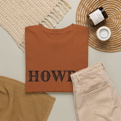 Howdy & Adios  // Unisex Heavy Cotton Tee - Casual Statement Shirt