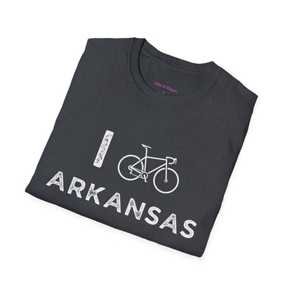 I (Road) Bike Arkansas // Unisex Softstyle T-Shirt