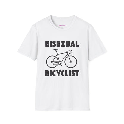 Bisexual (Road) Bicyclist  // Unisex Softstyle T-Shirt