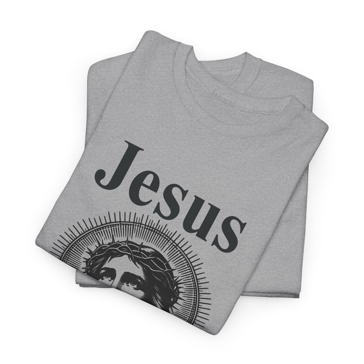 Religious Humor Unisex Heavy Cotton Tee - "Jesus Didn't Look Like This"