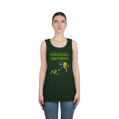 Pickleball Partners 2 // Unisex Heavy Cotton Tank Top