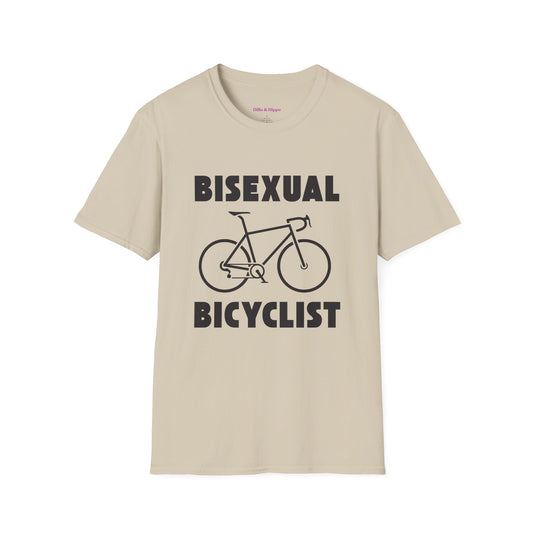 Bisexual (Road) Bicyclist  // Unisex Softstyle T-Shirt