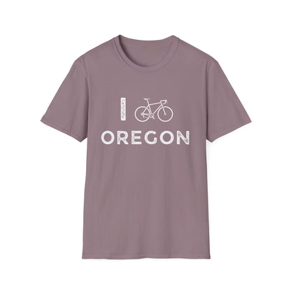 I (Road) Bike Oregon // Unisex Softstyle T-Shirt