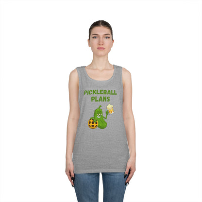 Pickleball Plans // Unisex Heavy Cotton Tank Top