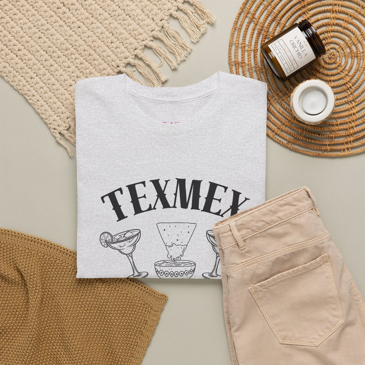 Tex-Mex Forever - Ritas & Queso // Unisex Heavy Cotton Tee - Fun Casual T-Shirt for Food Lovers