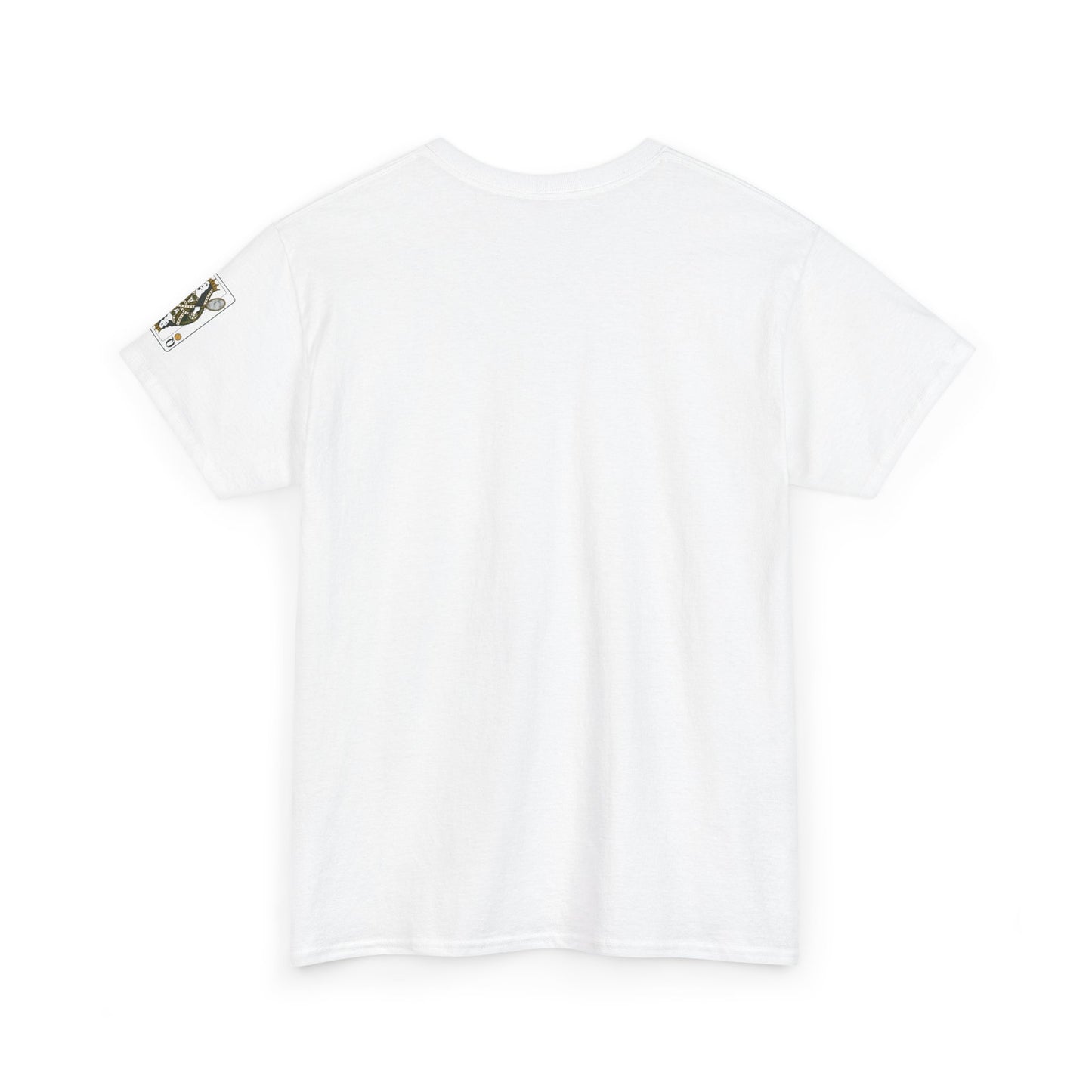 Tennis - Queen of the Court - Sleeve Print Vintage Playing Card Graphic T-Shirt