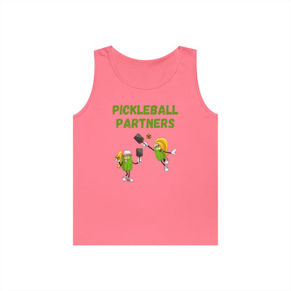 Pickleball Partners 3 // Unisex Heavy Cotton Tank Top