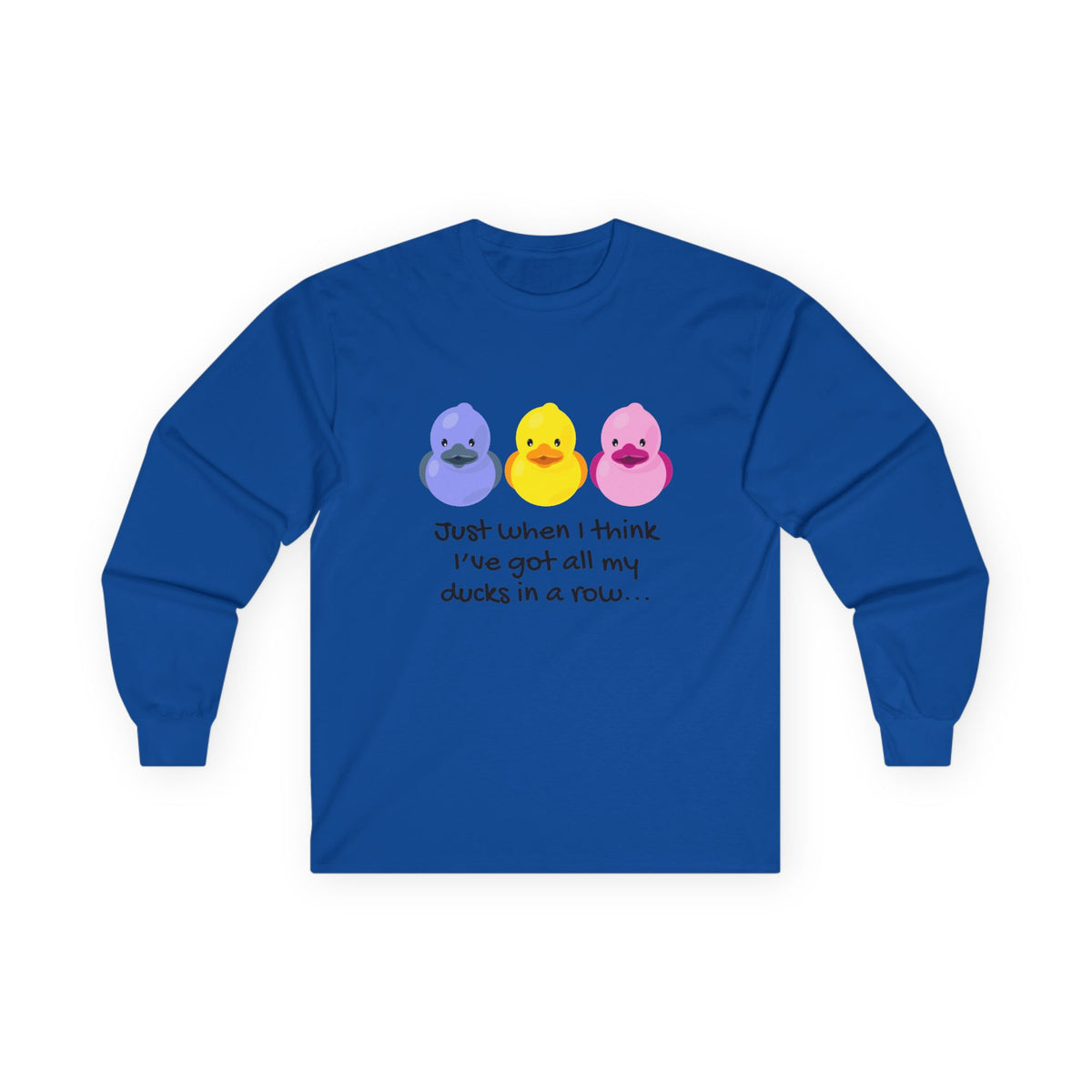 Ducks in a Row // Unisex Ultra Cotton Long Sleeve Tee