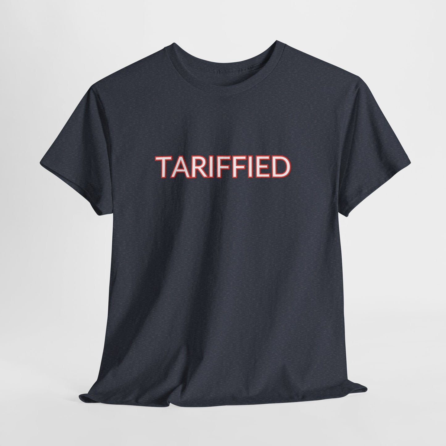 Tarrified // Unisex Heavy Cotton Tee - Scary Economy Statement Shirt
