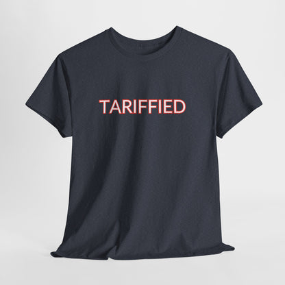 Tarrified // Unisex Heavy Cotton Tee - Scary Economy Statement Shirt