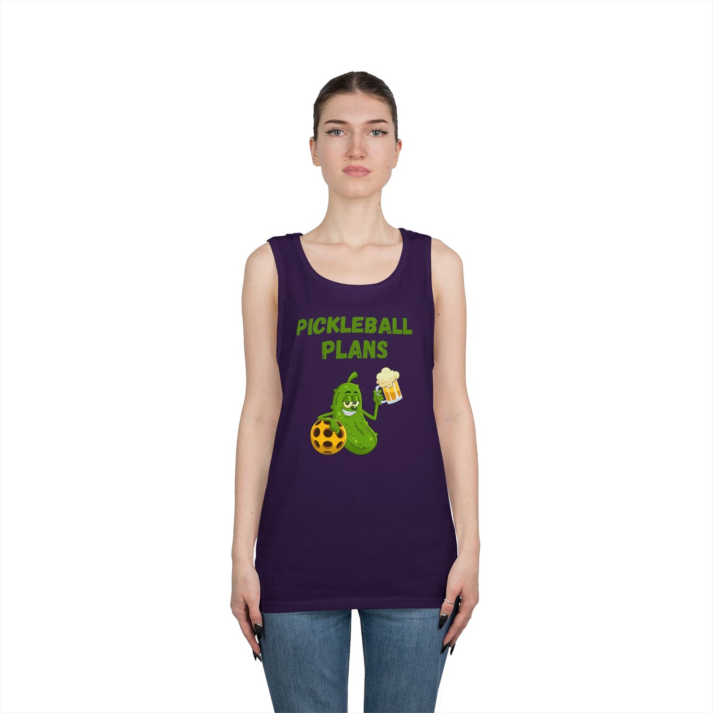 Pickleball Plans // Unisex Heavy Cotton Tank Top