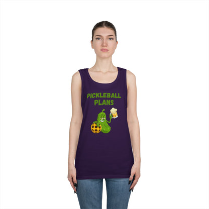 Pickleball Plans // Unisex Heavy Cotton Tank Top