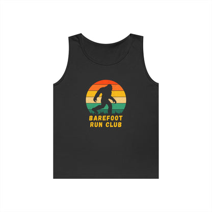 Barefoot Run Club Silhouette //  Unisex Heavy Cotton Tank Top