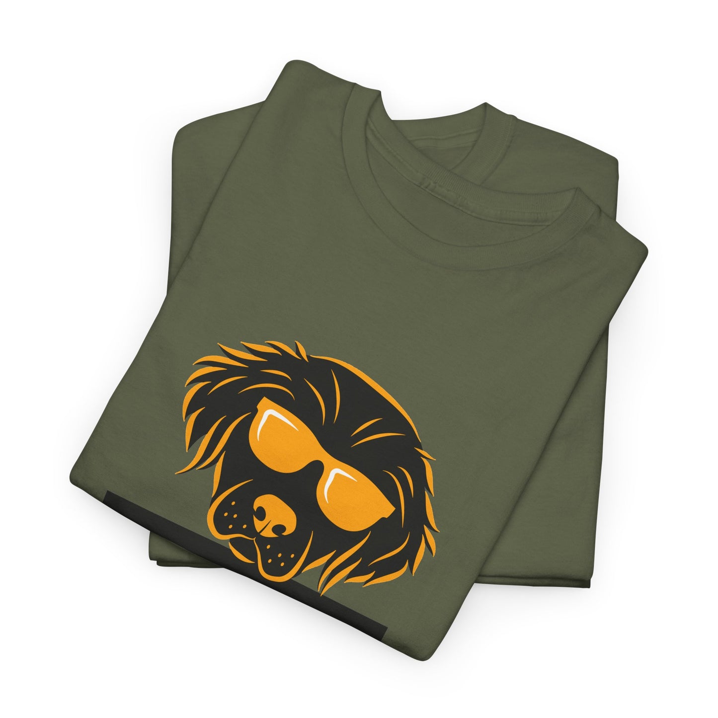 Golden Retriever with Sign //  Unisex Heavy Cotton Tee