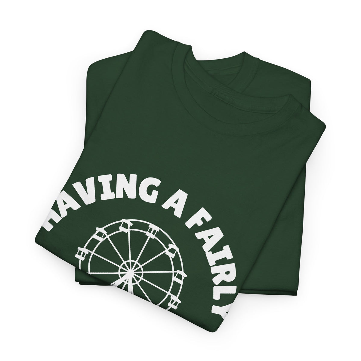 Having A Fairly Good Time // Ferris Wheel Good Time Punny Unisex Heavy Cotton Tee
