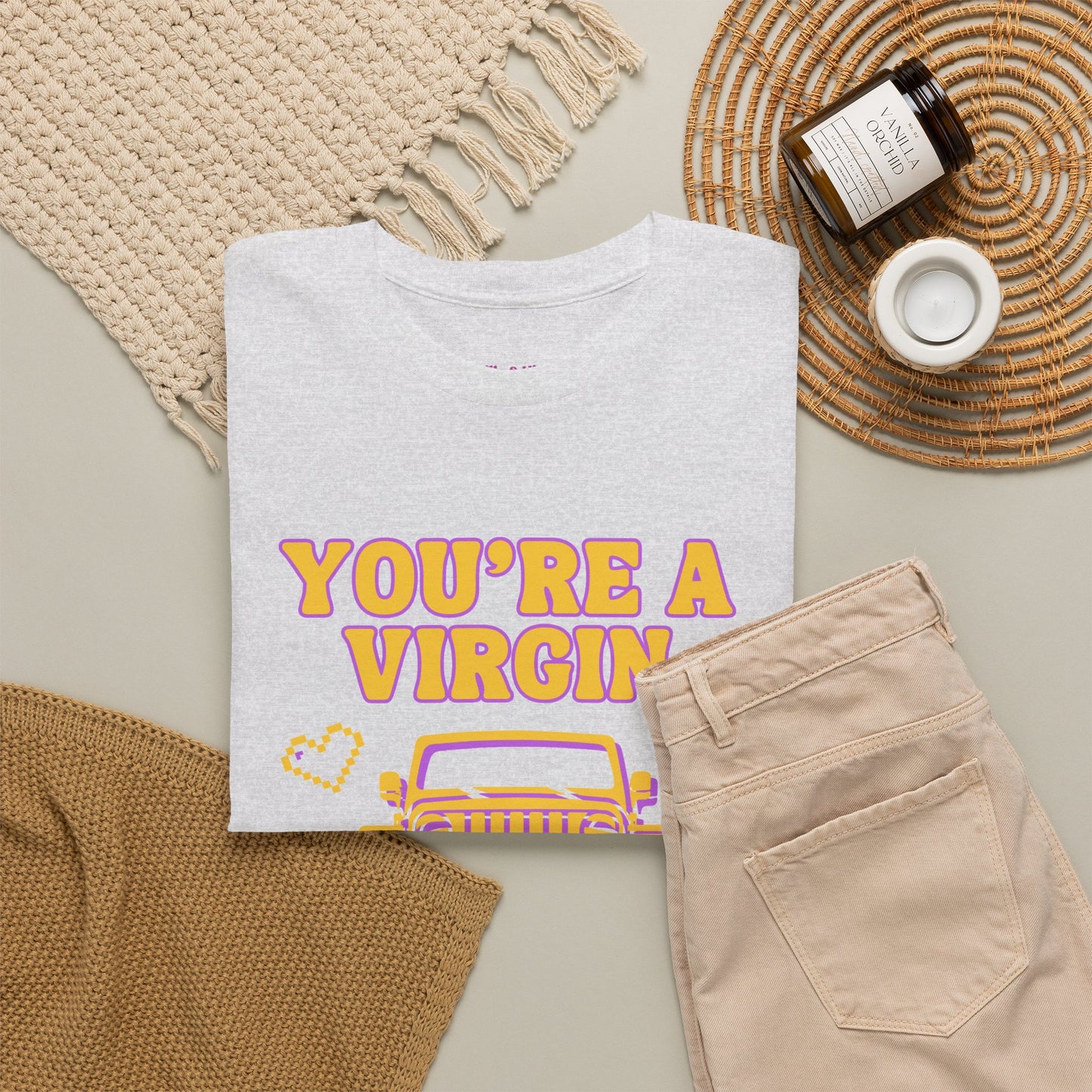 You're a Virgin Who Can't Drive // Unisex Heavy Cotton Tee