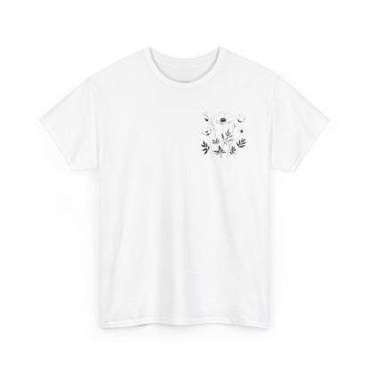 We're Rooting For You - Flowers // Unisex Heavy Cotton Tee - Perfect for Everyday Comfort