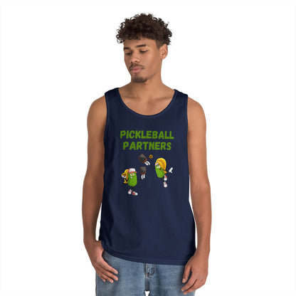 Pickleball Partners 3 // Unisex Heavy Cotton Tank Top