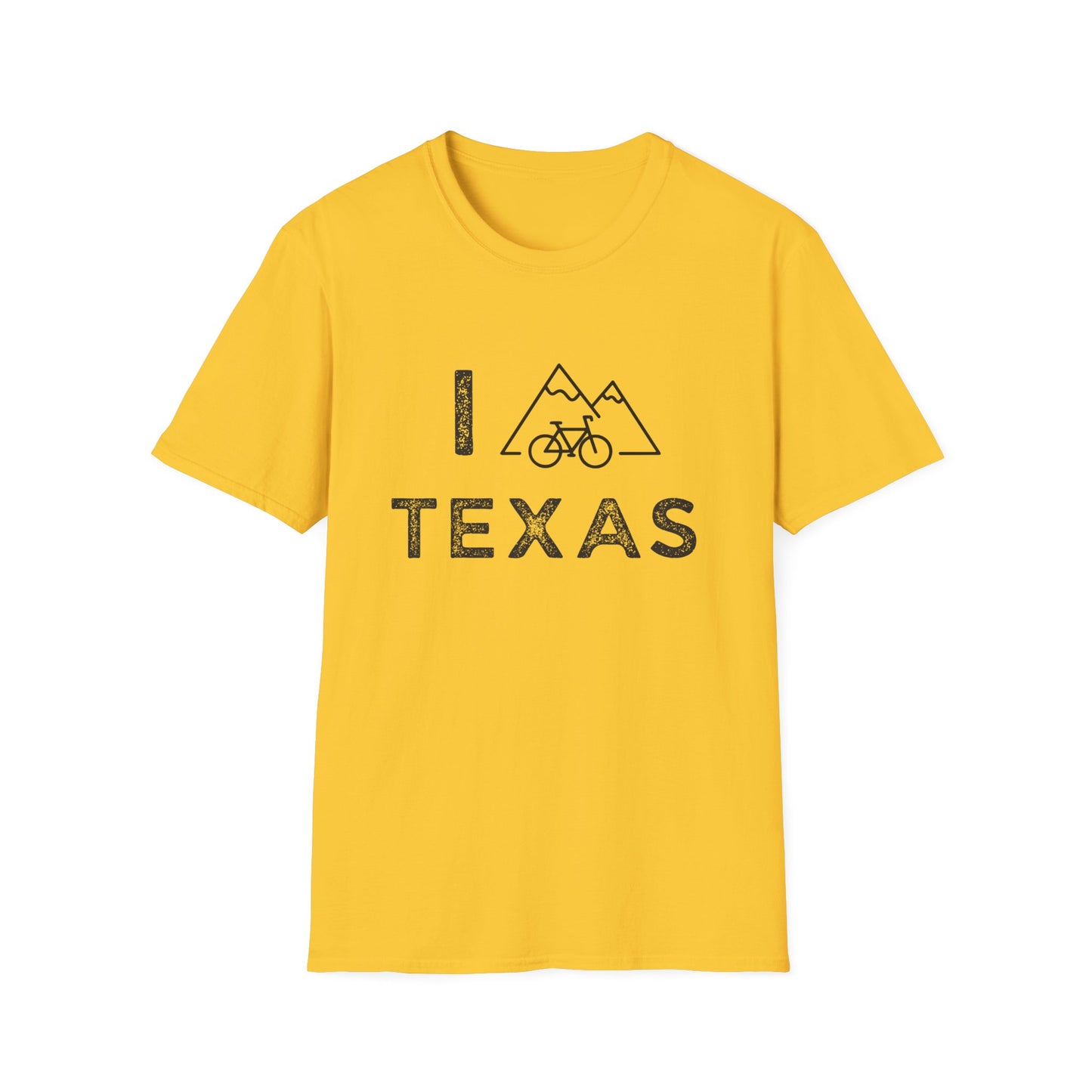 I (Mountain) Bike Texas // Unisex Softstyle T-Shirt