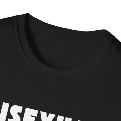 Bisexual (Mountain) Bicyclist  // Unisex Softstyle T-Shirt