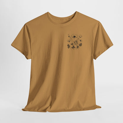 We're Rooting For You - Flowers // Unisex Heavy Cotton Tee - Perfect for Everyday Comfort