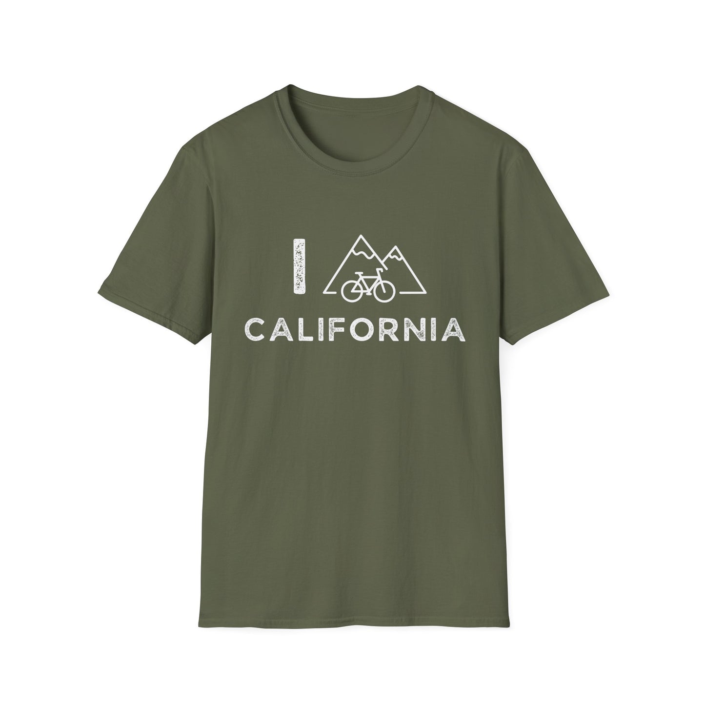 I (Mountain) Bike California // Unisex Softstyle T-Shirt