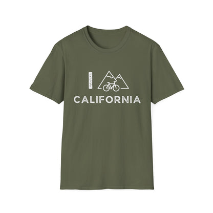 I (Mountain) Bike California // Unisex Softstyle T-Shirt
