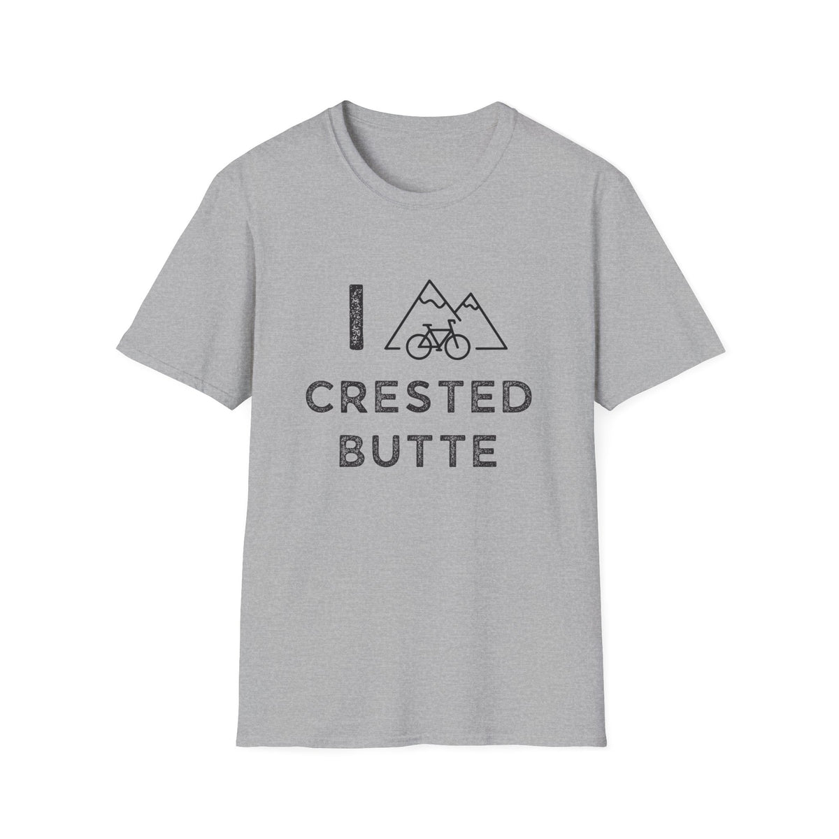 I (Mountain) Bike Crested Butte // Unisex Softstyle T-Shirt