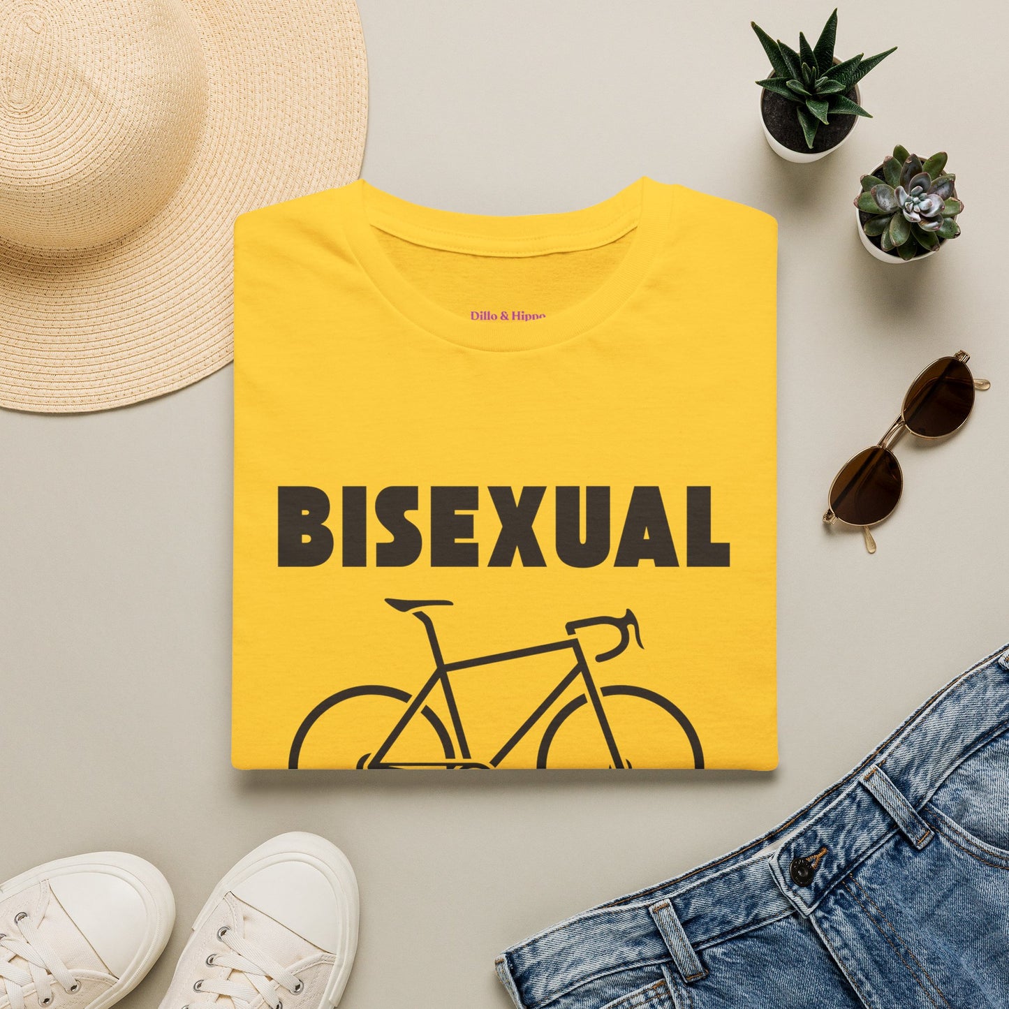 Bisexual (Road) Bicyclist  // Unisex Softstyle T-Shirt
