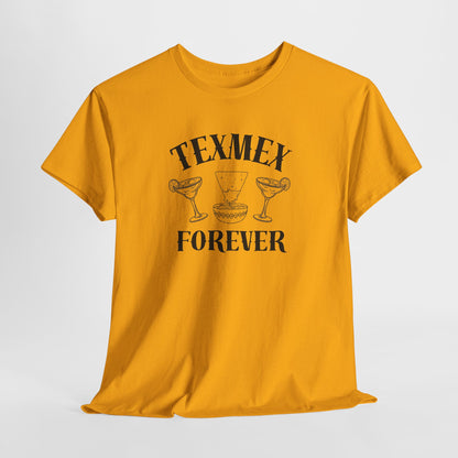 Tex-Mex Forever - Ritas & Queso // Unisex Heavy Cotton Tee - Fun Casual T-Shirt for Food Lovers