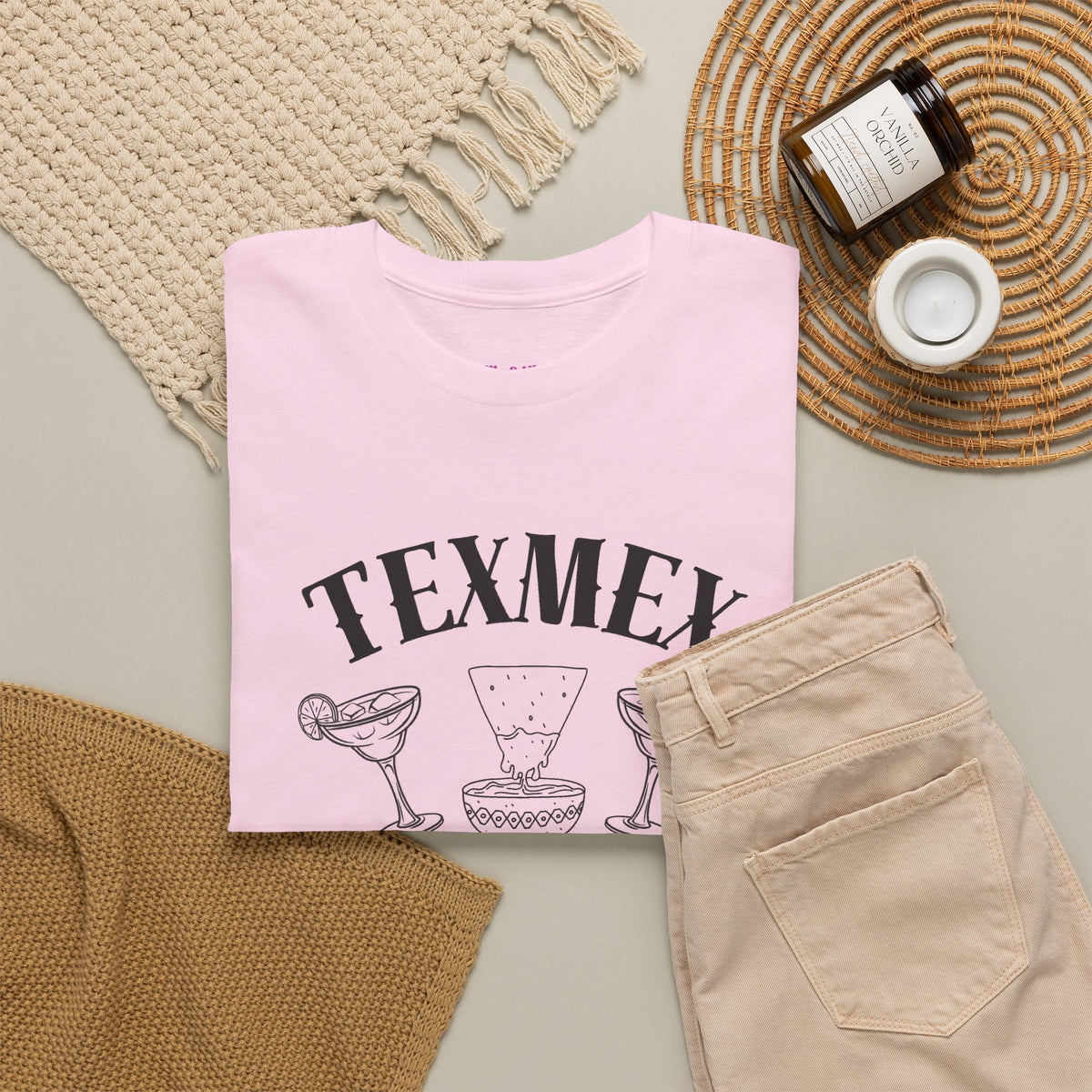 Tex-Mex Forever - Ritas & Queso // Unisex Heavy Cotton Tee - Fun Casual T-Shirt for Food Lovers