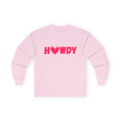 H<3wdy // Heart Long Sleeve Tee – Unisex Ultra Cotton Shirt for Casual Style