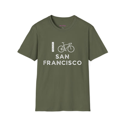 I (Road) Bike San Francisco // Unisex Softstyle T-Shirt