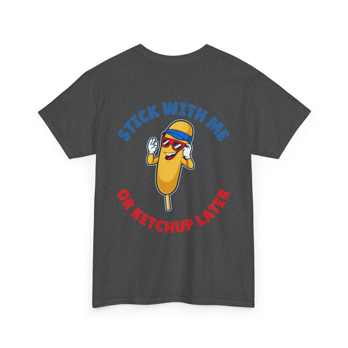 Funny Corndog Season // Unisex Heavy Cotton Tee | Perfect for Food Lovers and Festivals