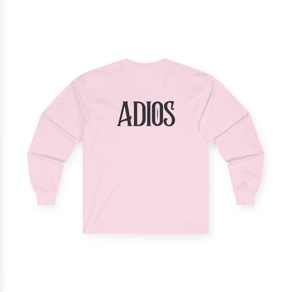 Howdy & Adios // Unisex Long Sleeve Tee | Casual Cotton Top for Friends & Farewells