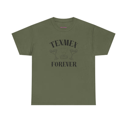 Tex-Mex Forever - Ritas & Queso // Unisex Heavy Cotton Tee - Fun Casual T-Shirt for Food Lovers