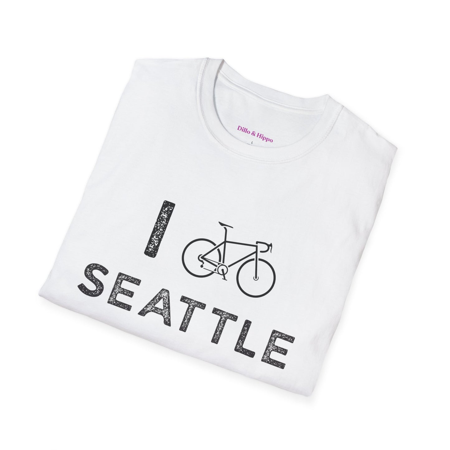 I (Road) Bike Seattle // Unisex Softstyle T-Shirt