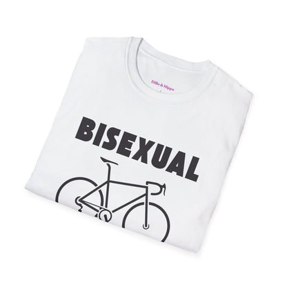 Bisexual (Road) Bicyclist  // Unisex Softstyle T-Shirt