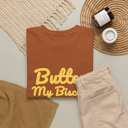 Butter My Biscuit Unisex Heavy Cotton Tee - Fun & Playful Graphic T-Shirt
