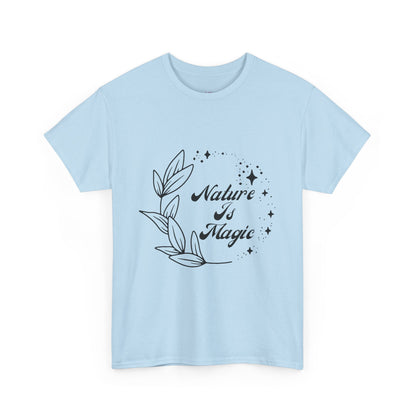 Nature is Magic // Unisex Heavy Cotton Tee - Nature-Themed Casual Wear