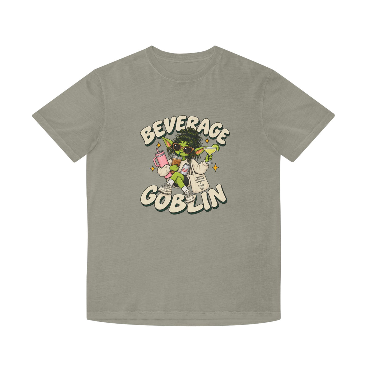 Beverage Goblin T-Shirt — Cute Retro Drink Lover Tee